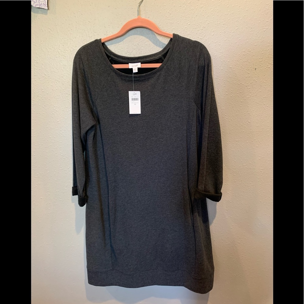 Stylish fleece dress